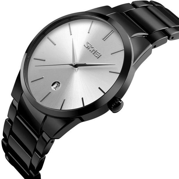 Наручные часы Skmei 9140BKSI с металлическим браслетом Black/Silver (29424735)