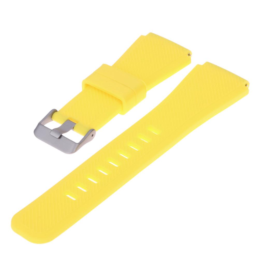 Силиконовый ремешок для часов Huawei Watch GT/GT Active 46 мм Yellow (1023059778)
