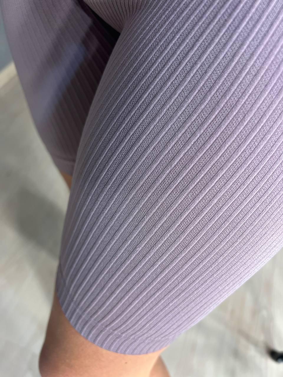 Шорти жіночі Kenalin 0412 велосипедки лосини в рубчик пуш-ап широкий пояс середня довжина OS Пудровий (3935) - фото 8 Шорти жіночі Kenalin 0412 велосипедки лосини в рубчик пуш-ап широкий пояс середня довжина OS Пудровий (3935) - фото 8