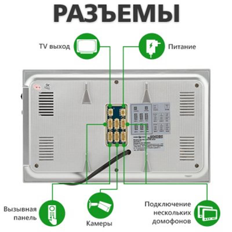 IP відеодомофон Green Vision GV-055-AHD-J-VD7SD Silver (LP6745) - фото 3