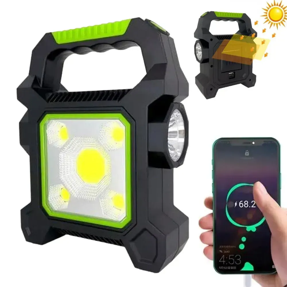 Ліхтар акумуляторний із сонячною батареєю і повербанком JY258B (234568667) - фото 2 Ліхтар акумуляторний із сонячною батареєю і повербанком JY258B (234568667) - фото 2