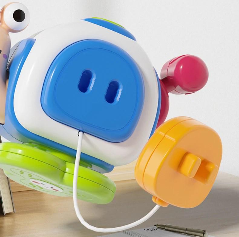 Іграшка Монтессорі Равлик для малюків для розвитку дрібної моторики/координації/мислення/вивчення кольору (1593) - фото 8