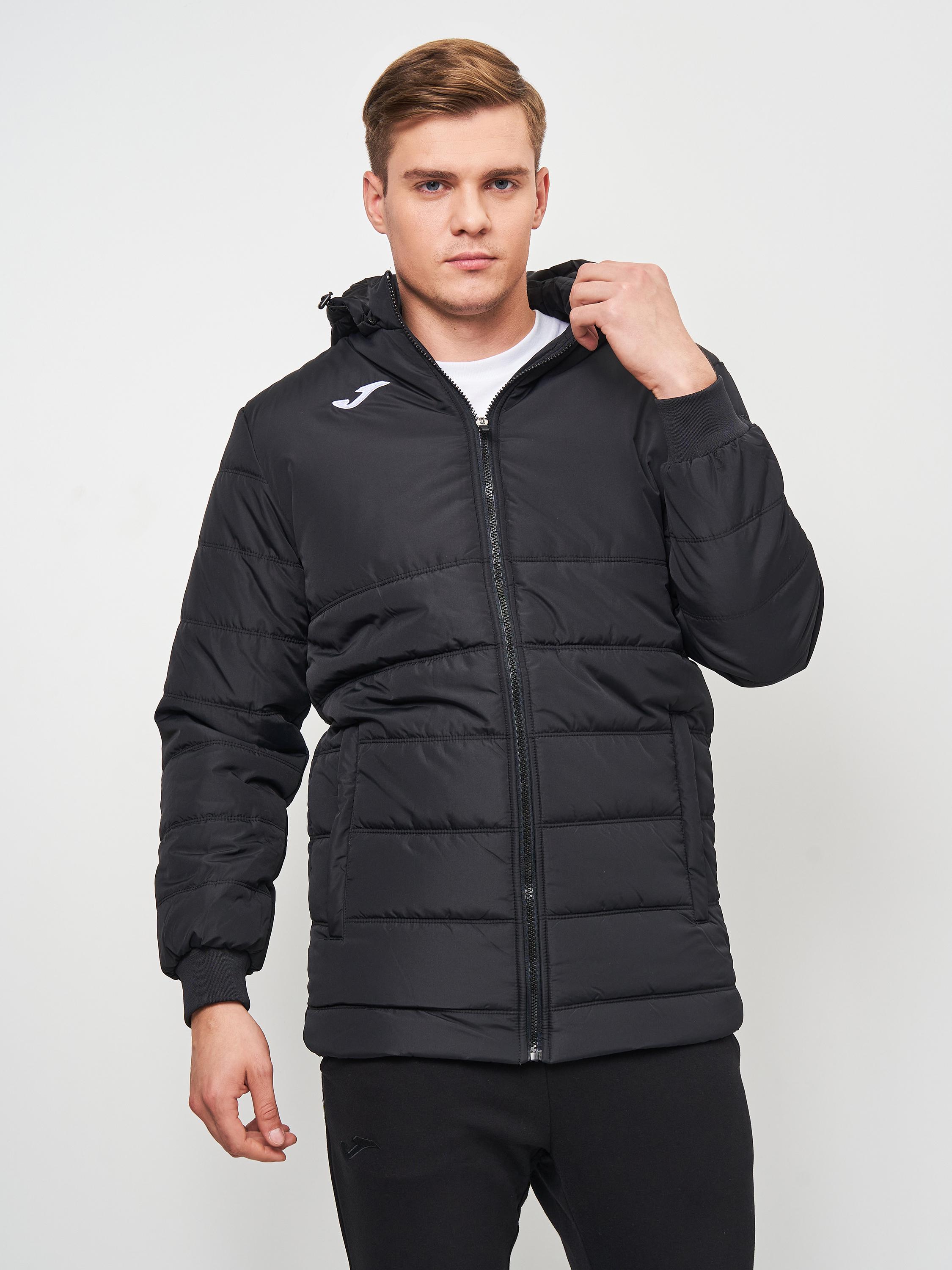 Куртка зимова Joma 102258.100 Urban Iv Anorak XL Black (8424309547073) - фото 1