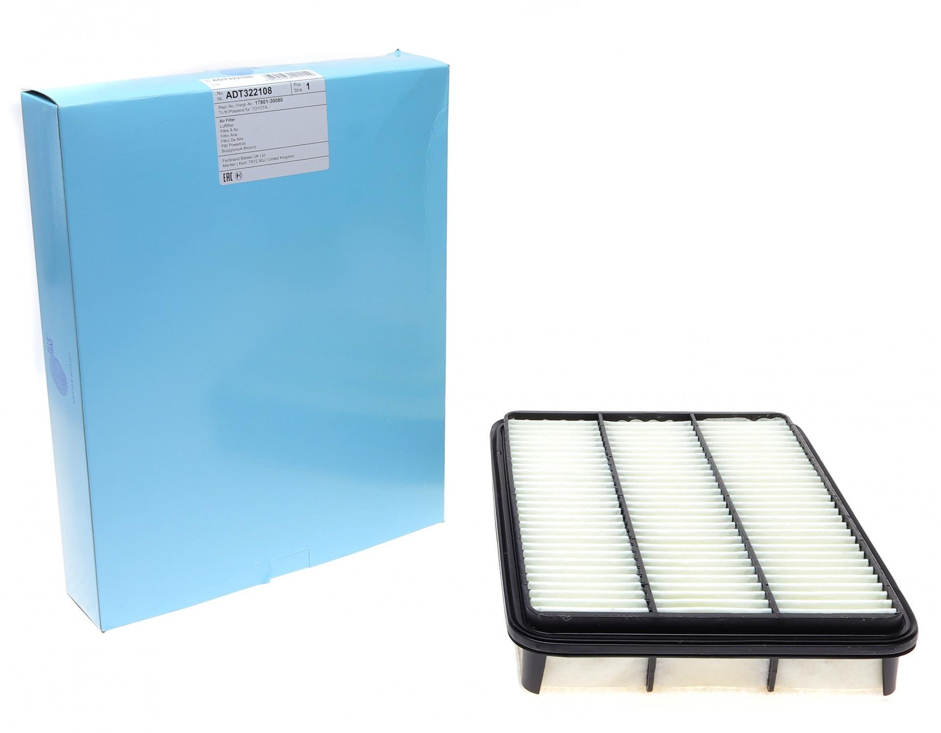 Фильтр воздушный BLUE PRINT для Toyota Land Cruiser 3,0 D-4D (ADT322108)