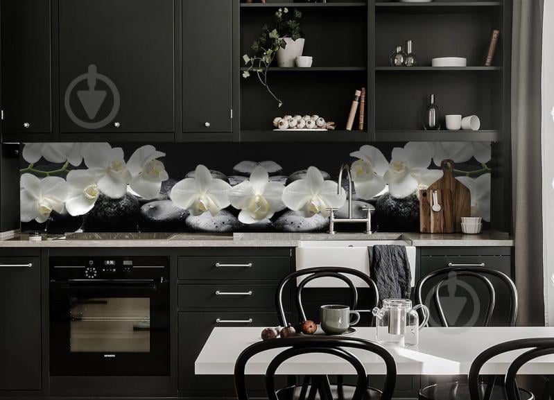 Наклейки кухонный фартук Zatarga " Белые Орхидеи на черном фоне " 650х2500мм Белый (Z180255/1) Наклейки кухонный фартук Zatarga " Белые Орхидеи на черном фоне " 650х2500мм Белый (Z180255/1)