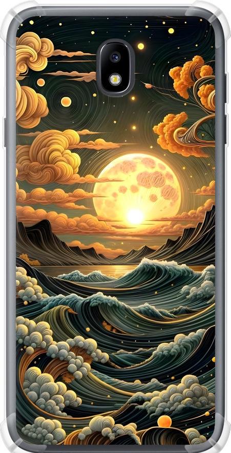 Чехол на Samsung Galaxy J7 J730 (2017) Арт волны (6332sp-786-42517)