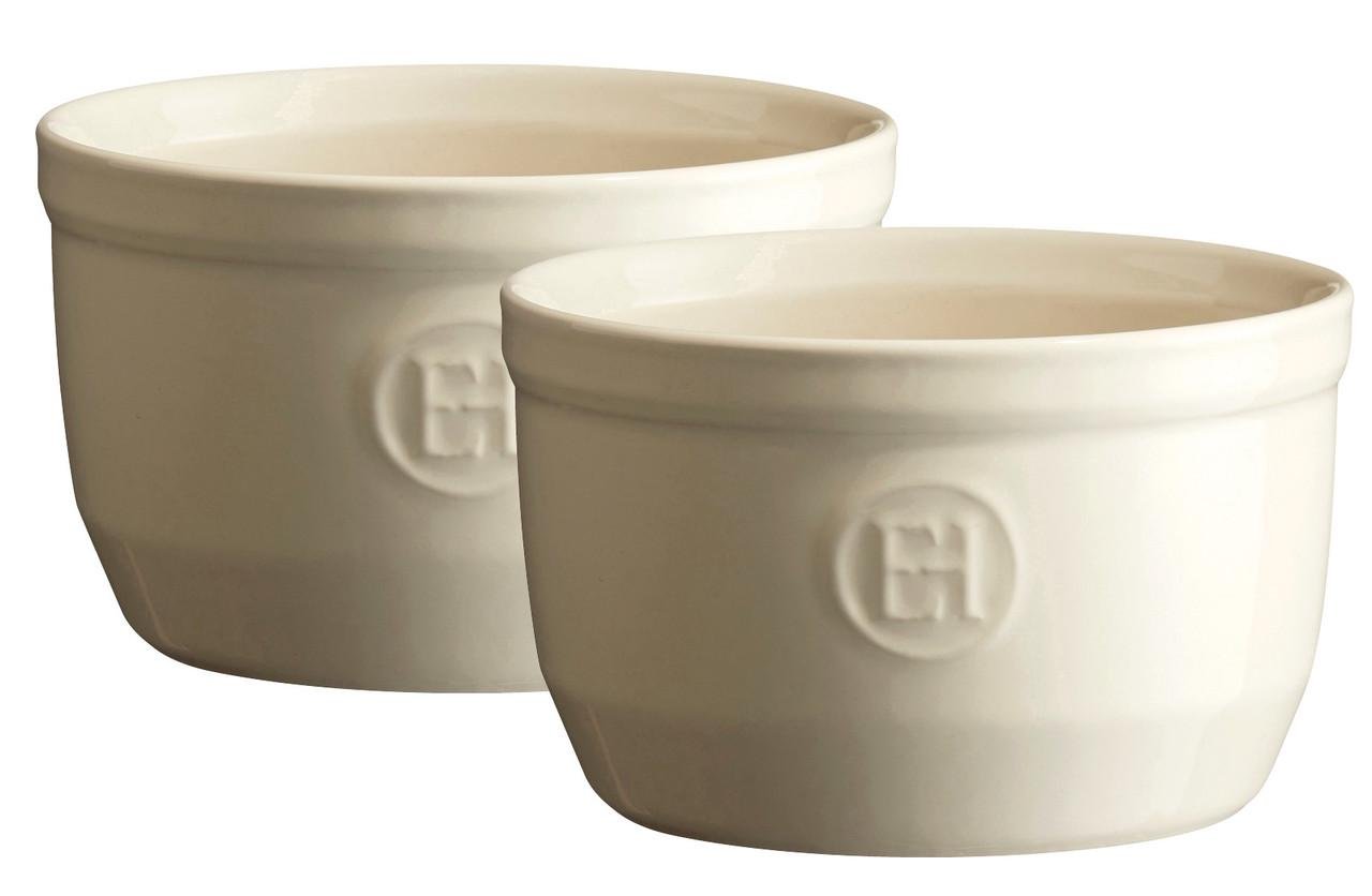 Набір порційних форм 2 шт.. для запікання керамічний Emile Henry Ovenware 10,5 см Бежевий (024010)