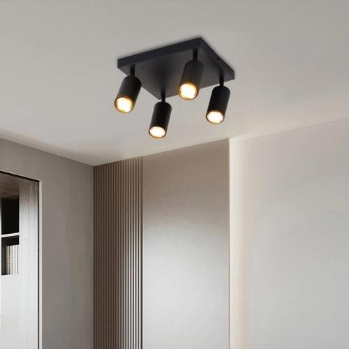 Світильник-спот Videx INN-23196BK на 4 плафони Чорний (28687581) - фото 3