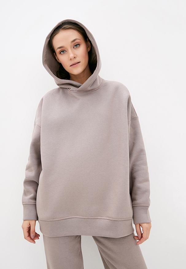 Худі з капюшоном Forly на флісі трикотаж S/M Mokachino (TR0043-01-60_S/M)