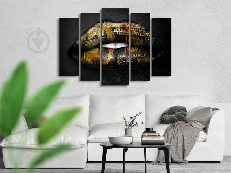 Модульна картина Poster-land Губи Абстракція Art-276_5 ( 80х118см )