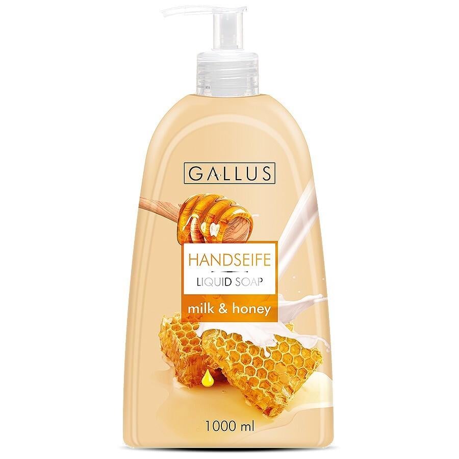 Мыло жидкое Gallus Handseife Milk&Honey 1 л (1543413970)