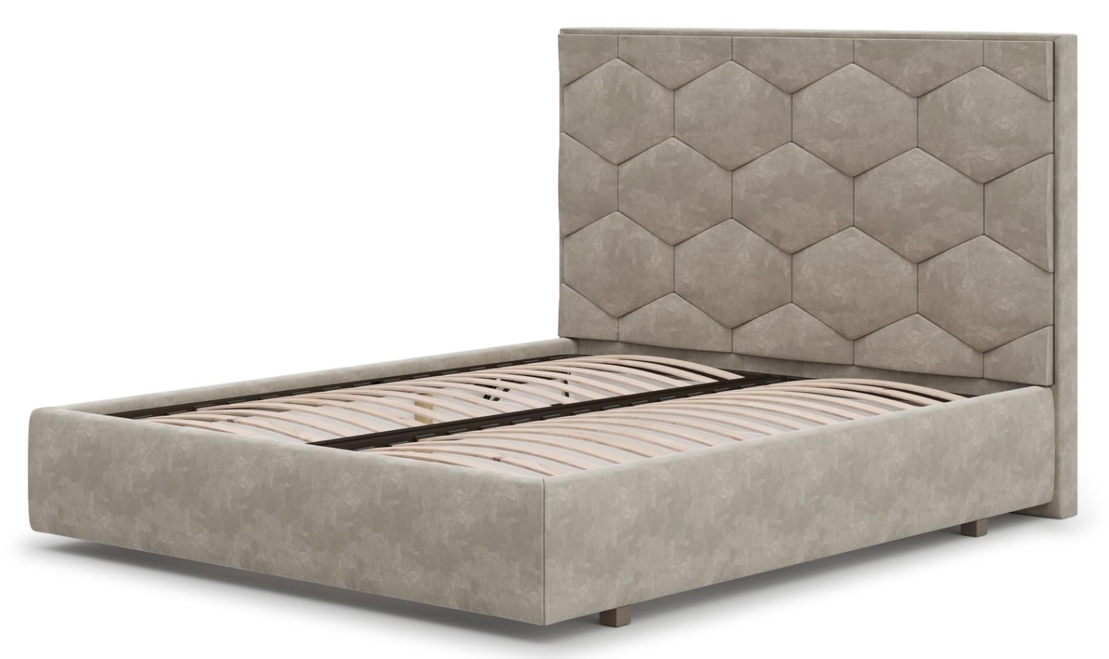 Кровать Divotex Simple 05 Алексис с подъемным механизмом 180х200 см Sand