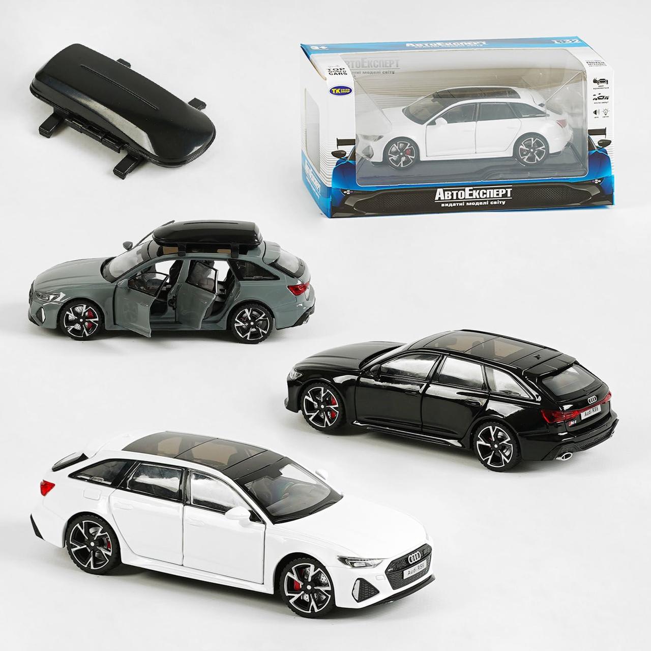 ᐉ Машинка коллекционная металлическая Audi RS6 с багажником 1:32