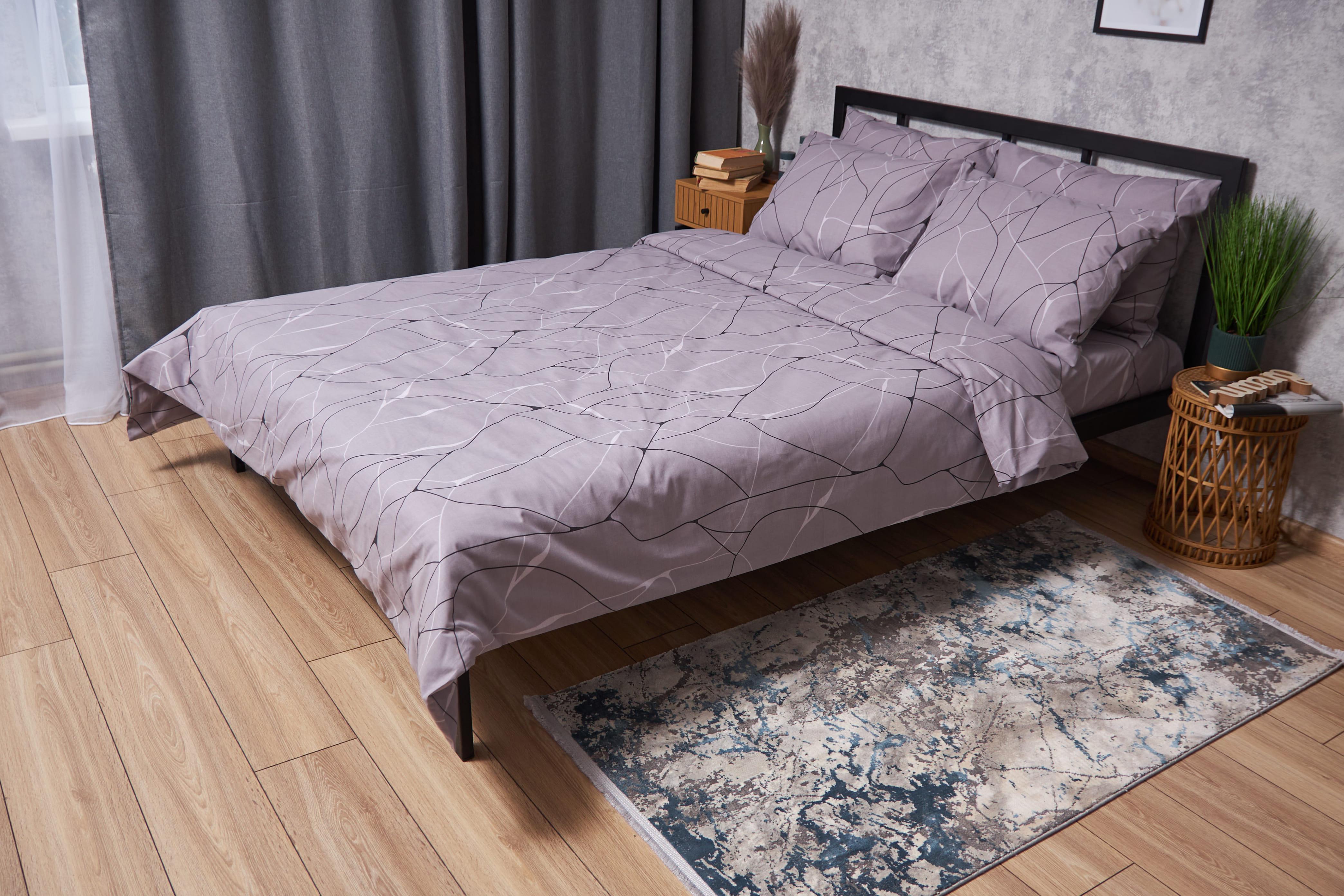 Пододеяльник Moon&Star Gold Люкс бязь king size 220х240 см Graphite (MS-870000274)