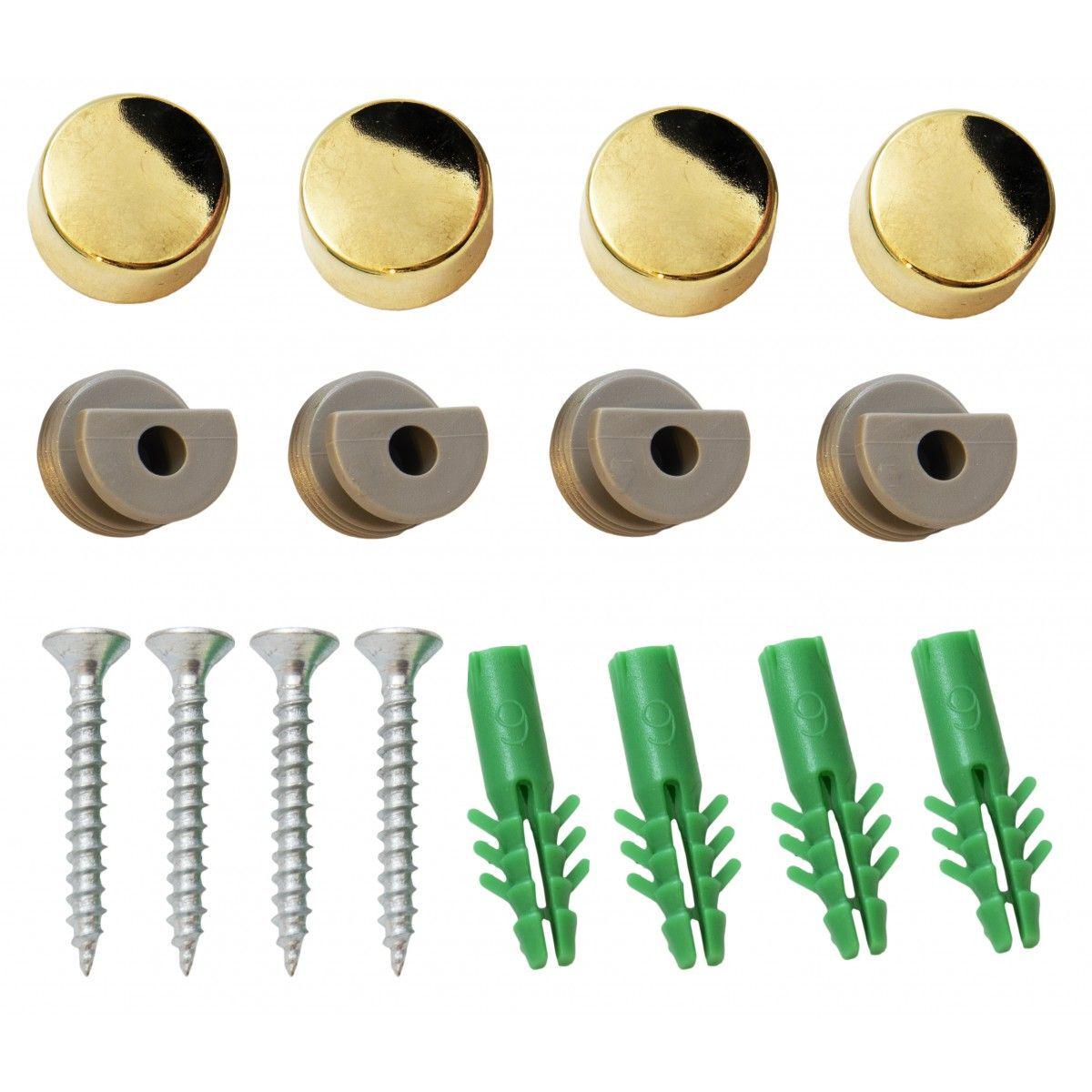 Набор зеркалодержателей OZKM Золото - фото 1 Набор зеркалодержателей OZKM Золото - фото 1