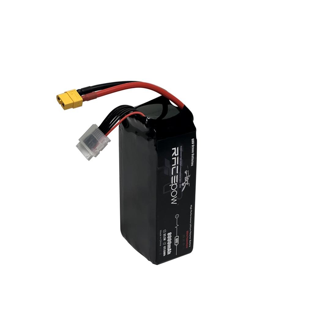 Акумулятор для дрона RacePow Lipo 6s 8000mAh 80C XT60 (8000mAh-6s-80C) Акумулятор для дрона RacePow Lipo 6s 8000mAh 80C XT60 (8000mAh-6s-80C)