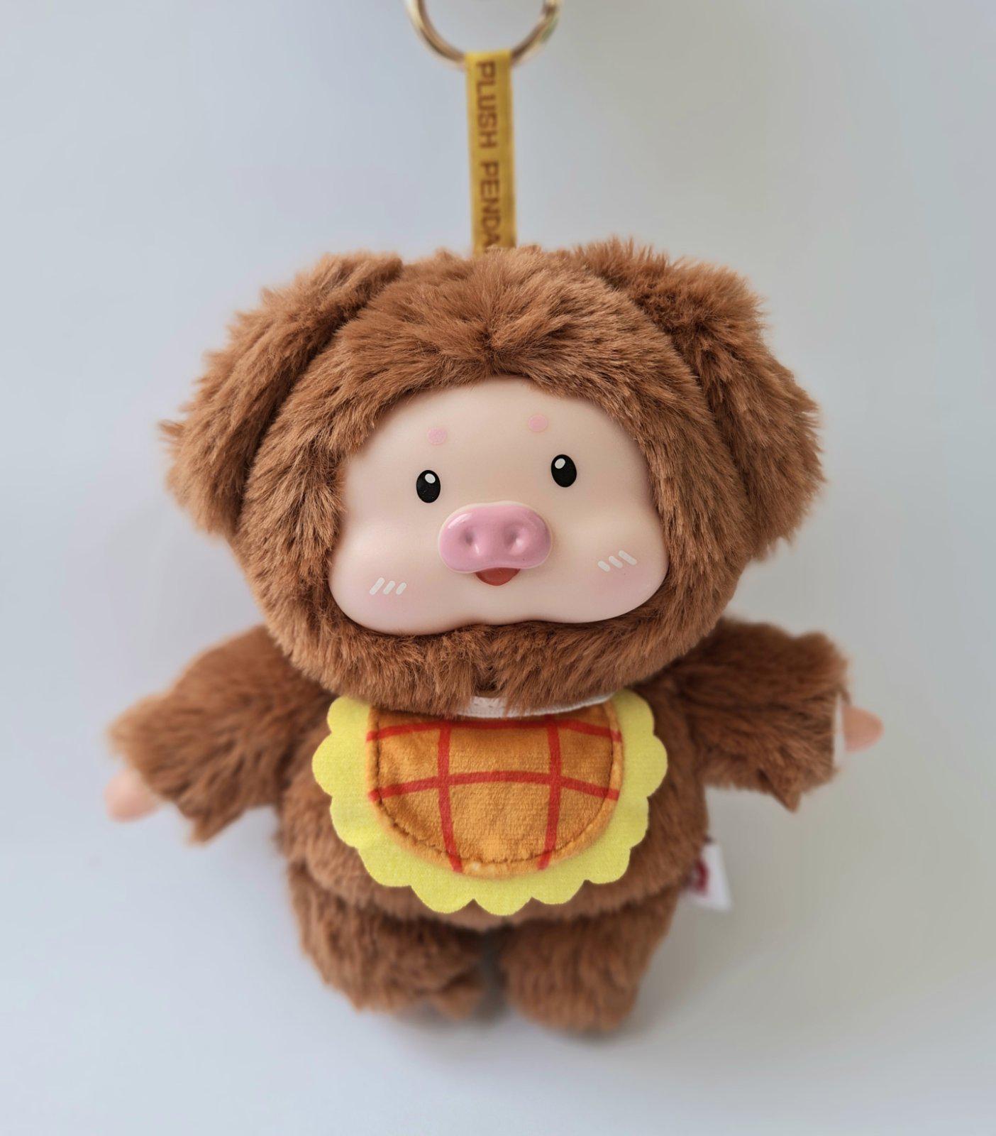 Игрушка плюшевая свинка 18 см Коричневый (SAM-2144) - фото 2