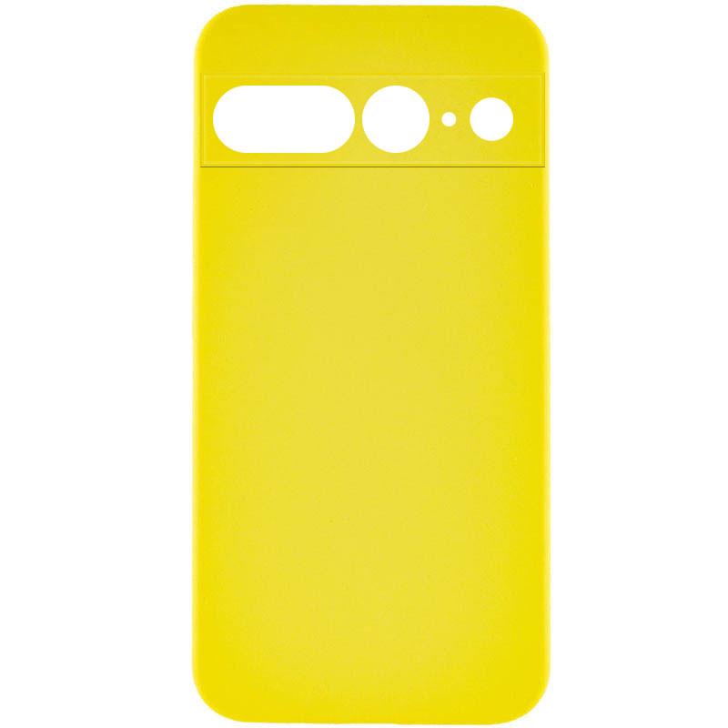 Протиударний чохол Silicone Cover Lakshmi Full Camera (AAA) для Google Pixel 7 Pro Жовтий / Yellow