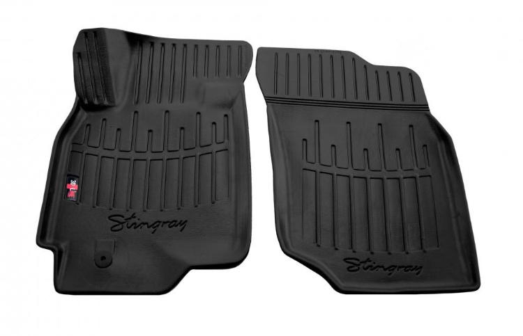 Коврики резиновые Stingray для Mitsubishi Lancer IX 2003-2009 с бортом 2 шт. (5013052)