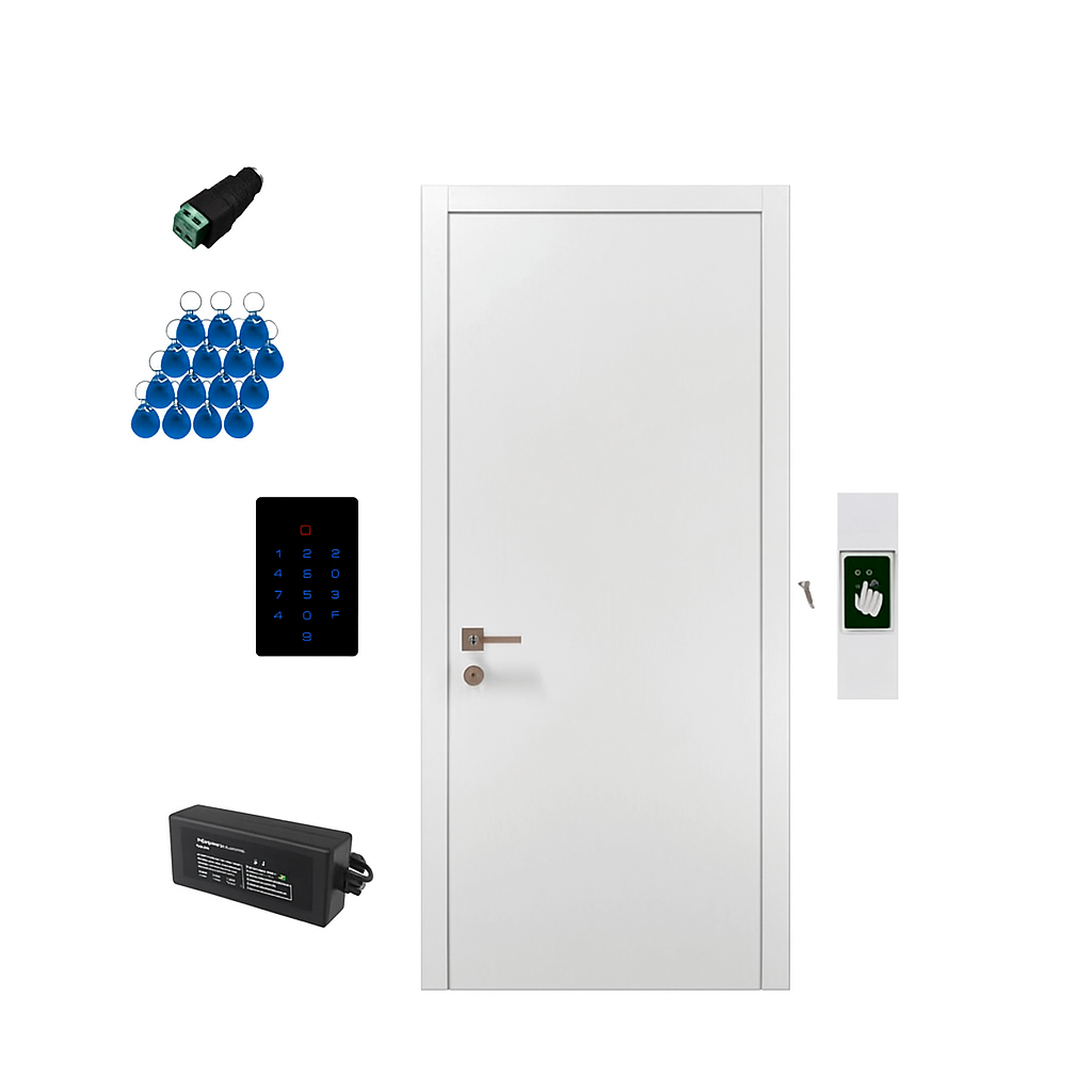 Комплект контроля доступа СКУД GreenVision GV-501 электромагнитный замок 280 кг идентификаторов 15 шт. (26712650) Комплект контроля доступа СКУД GreenVision GV-501 электромагнитный замок 280 кг идентификаторов 15 шт. (26712650)