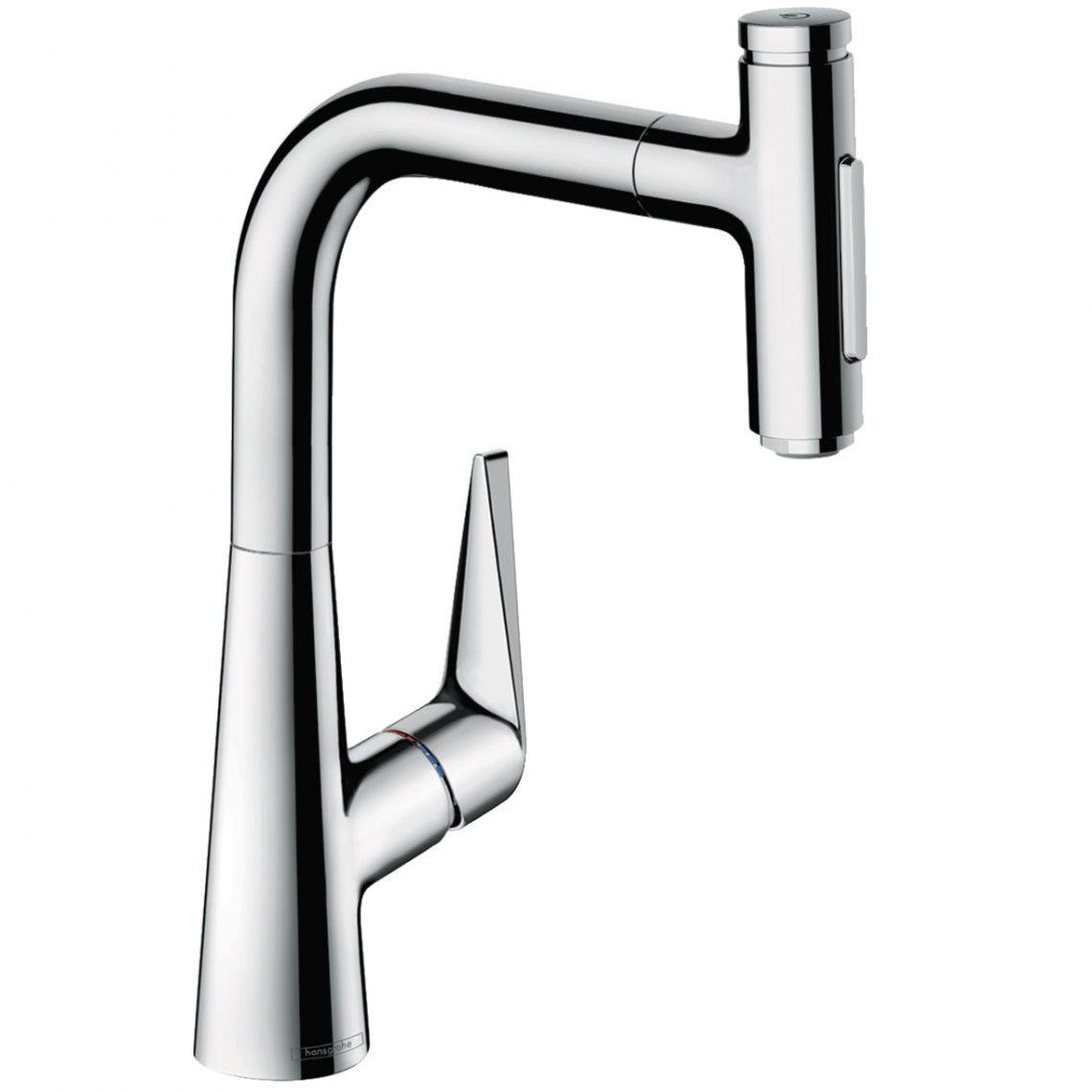Смеситель для кухни Hansgrohe Talis Select M51 73868000 с видвижной лейкой Хром (142595)