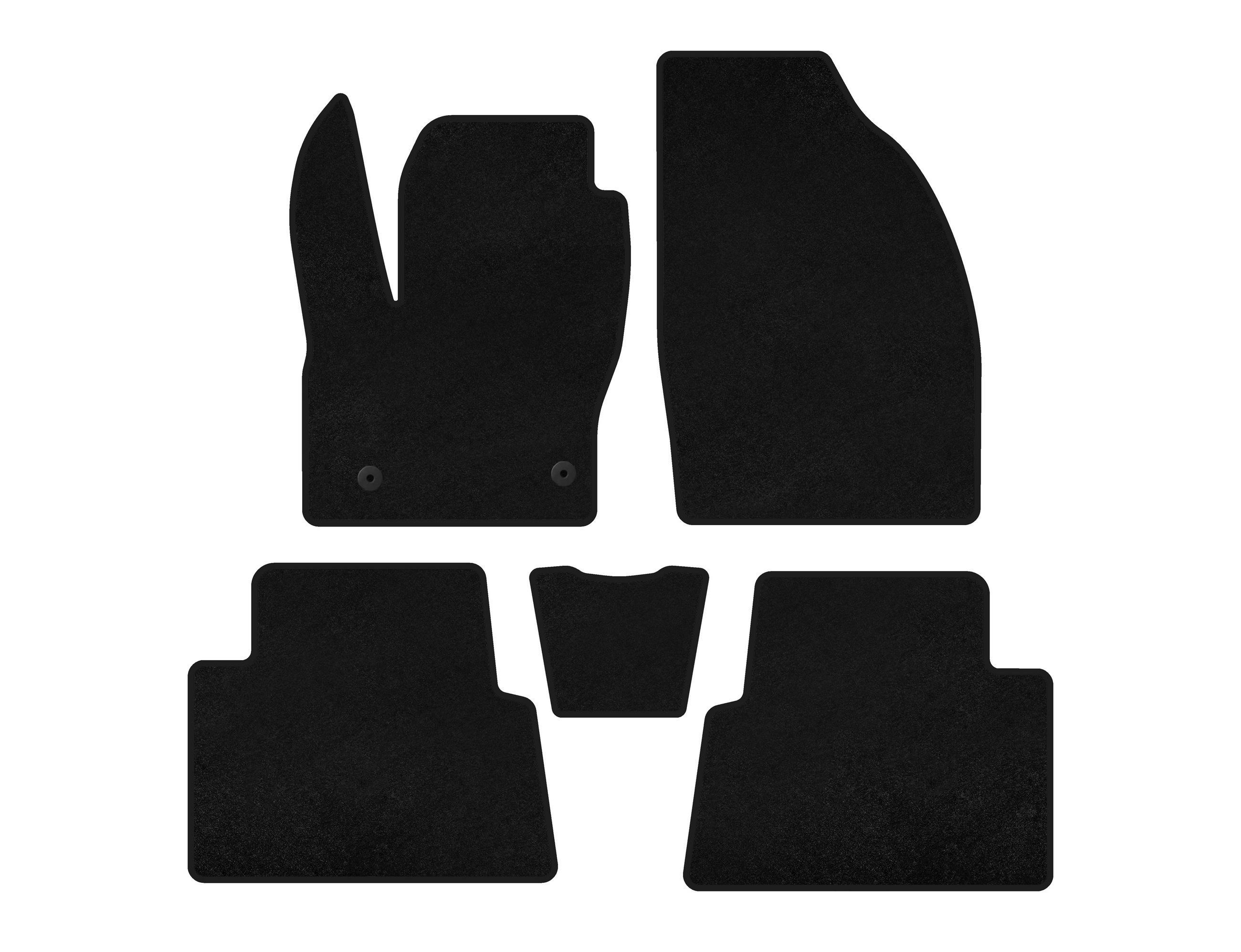 Коврики текстильные Digital Designs Premium для Ford Kuga 2008-2013 гг. ткань Черный (134581)