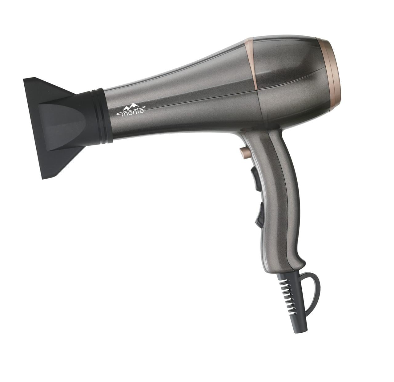 Фен Monte MT-5211 AC двигатель/2 концентратора/диффузор/3 температуры/холодный воздух 2600 Вт Chocolate (33348717) Фен Monte MT-5211 AC двигатель/2 концентратора/диффузор/3 температуры/холодный воздух 2600 Вт Chocolate (33348717)