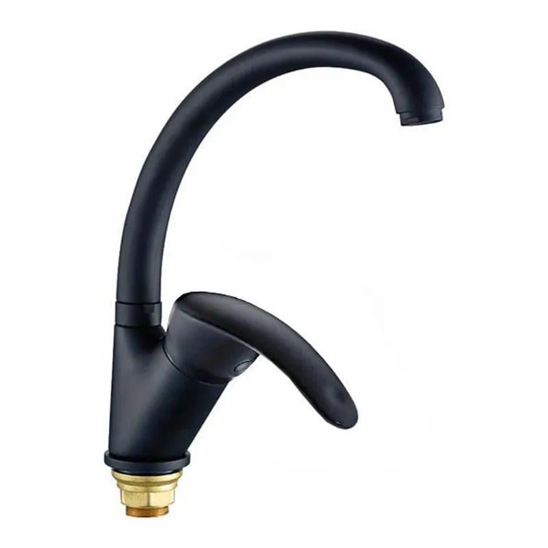 Змішувач для кухні Haiba Mars 777 NUT Black (HB0271)