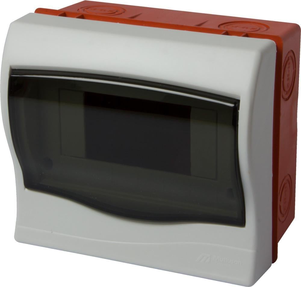 Щит распределительный E.NEXT e.plbox.stand.w.06mU 6 модулей пластик 142х163х65 мм Прозрачный (s0290015u)