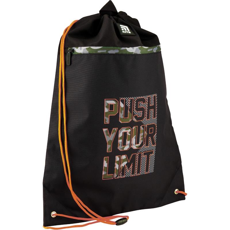 Сумка для обуви KITE Education с карманом 49x36 см Черный (K20-601L-4)