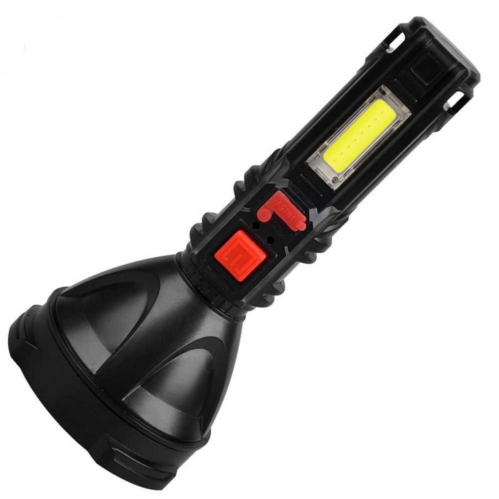 Фонарь карманный ручной аккумуляторный с зарядкой от USB Nobrand S830USB Черный