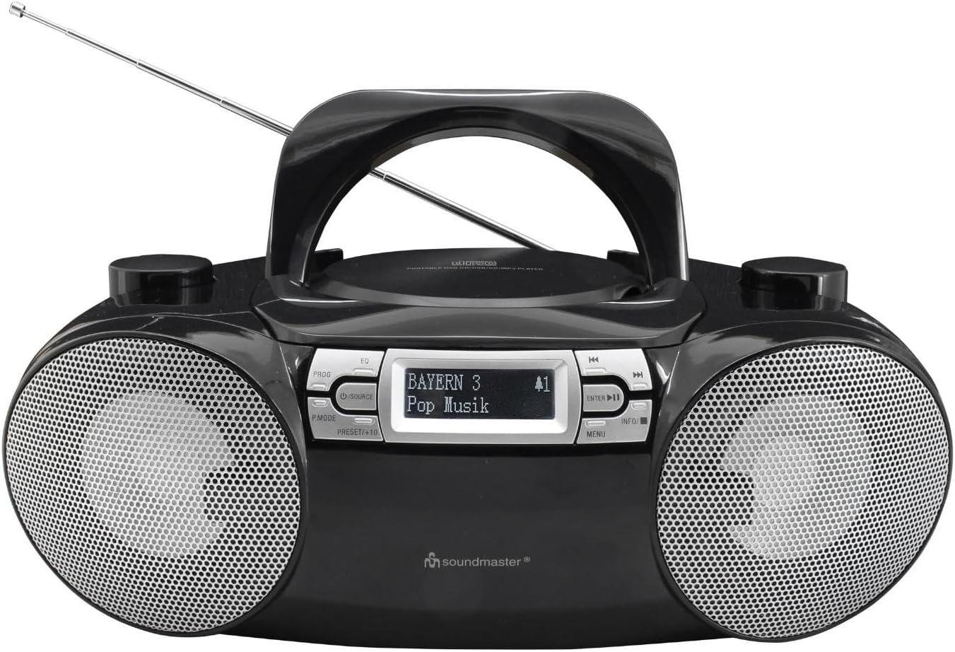 Бумбокс Soundmaster SCD8100SW DAB+ FM CD-MP3 USB Bluetooth Черный - фото 1