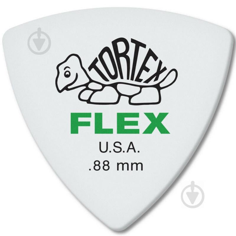 Медіатори Dunlop 456-088 Tortex Flex Triangle Pick 0.88 mm (1 шт.) Медіатори Dunlop 456-088 Tortex Flex Triangle Pick 0.88 mm (1 шт.)