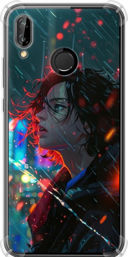 Чехол на Huawei P20 Lite Ночные огни (6096sp-1410-42517) Чехол на Huawei P20 Lite Ночные огни (6096sp-1410-42517)