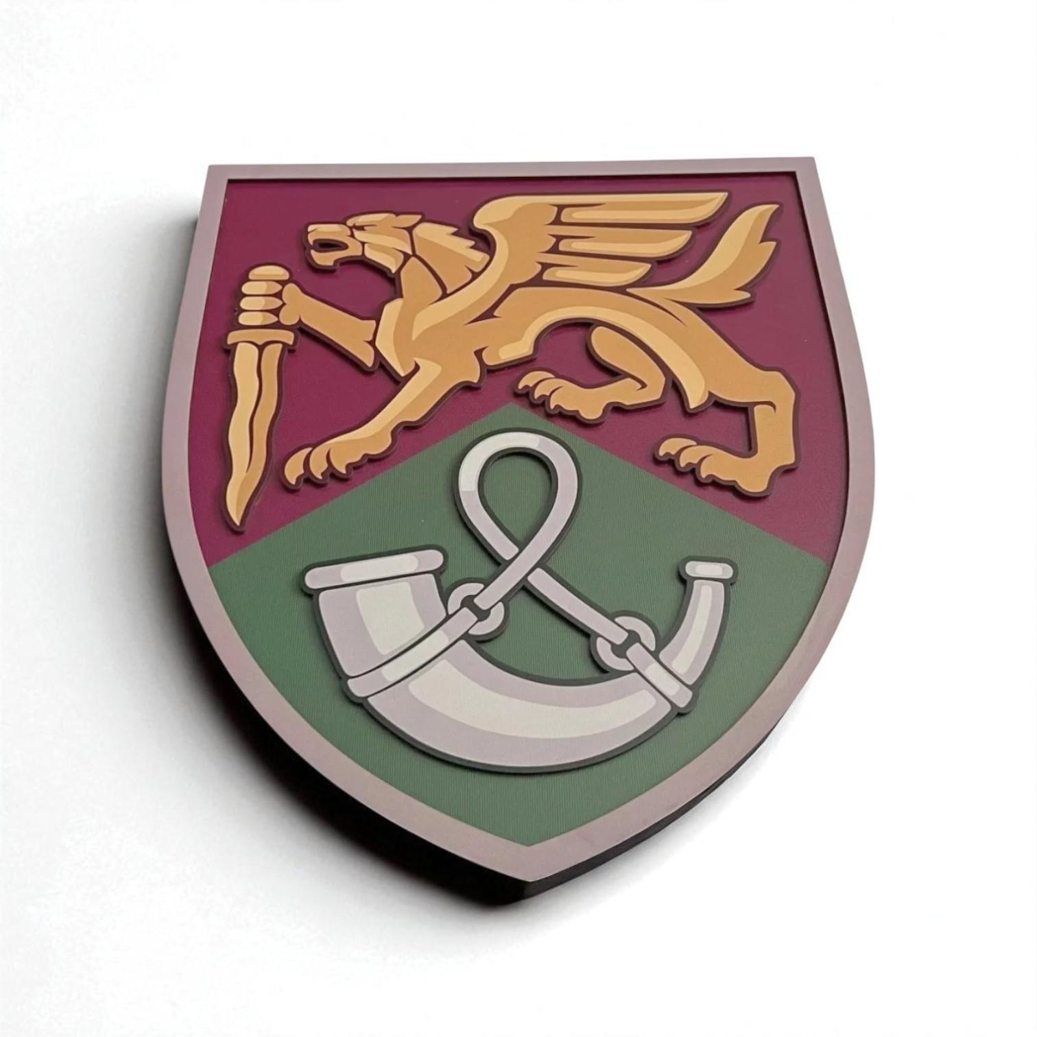 Герб настінний 71-ша окрема єгерська бригада 292х334 мм (29403430) - фото 3