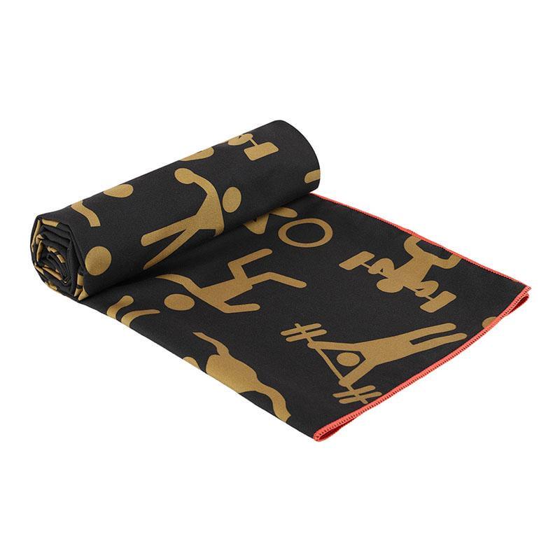 Полотенце спортивное Mad Wave Sport M076306200W Черное (33444016)