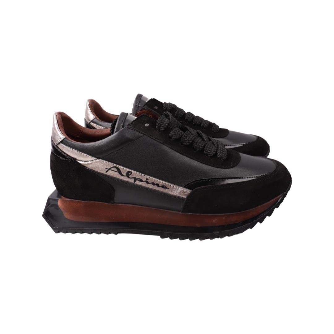 Кросівки жіночі Alpino зі шкіри р. 40 Чорний (319-21DTS) Кросівки жіночі Alpino зі шкіри р. 40 Чорний (319-21DTS)