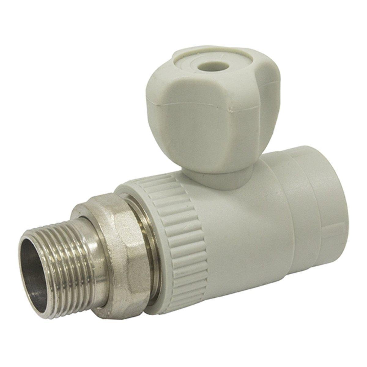 Кран радіаторний прямий ASG PPR PN20 1415411173 ЗЗ 20 мм 1/2" (SW-31804)