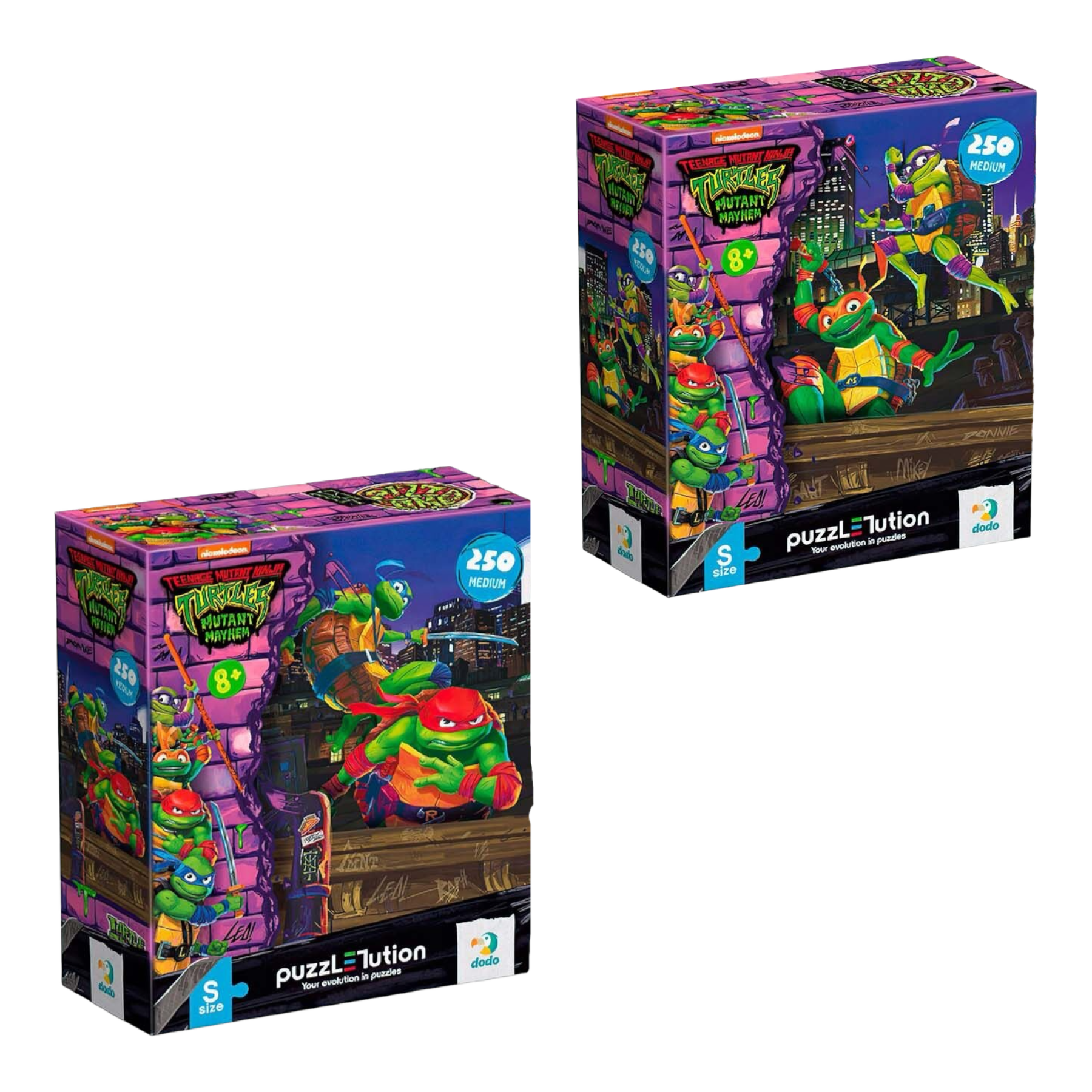 Набор пазлов DoDo TMNT Черепашки-Ниндзя 250 элементов Medium-S (113073)