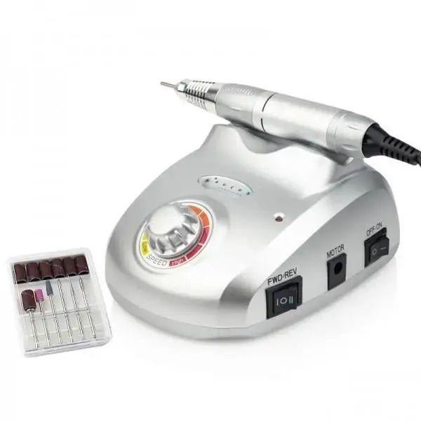 Фрезер для маникюра и педикюра DM-208 на 35000 оборотов/мин 30 ВТ с функцией реверса и защитой от перегрева Серый (opt-106248)