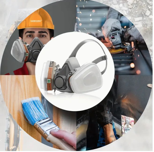 Маска защитная многоразовая регулируемая полумаска 6200 с фильтрами 10 шт. (1808) - фото 8 Маска защитная многоразовая регулируемая полумаска 6200 с фильтрами 10 шт. (1808) - фото 8