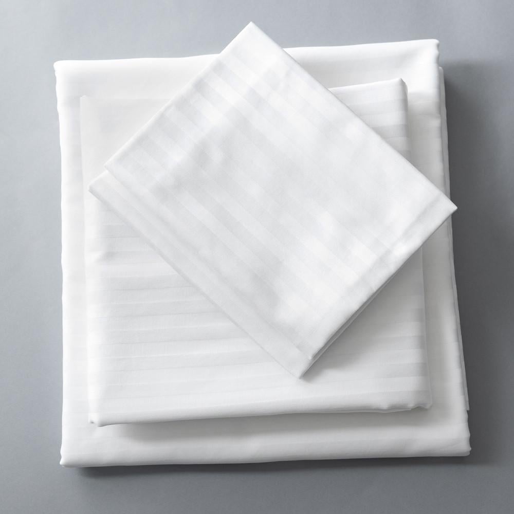 Підковдра євро IDEIA сатин в смужку 200х220 см Білий (2057048344) - фото 5 Підковдра євро IDEIA сатин в смужку 200х220 см Білий (2057048344) - фото 5