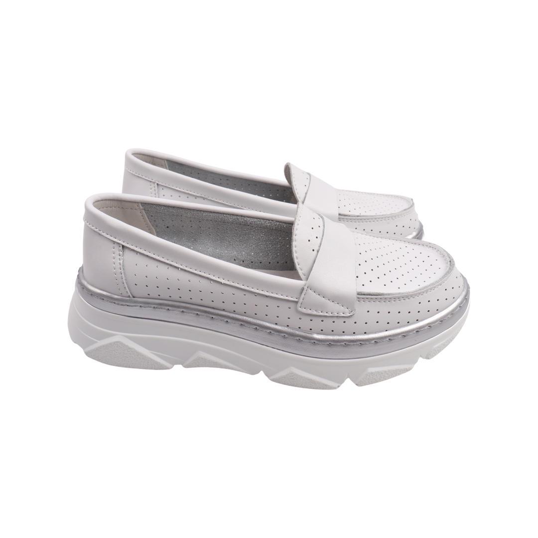 Туфли женские Li Fexpert из кожи р. 41 Белый (953-22LTCP)