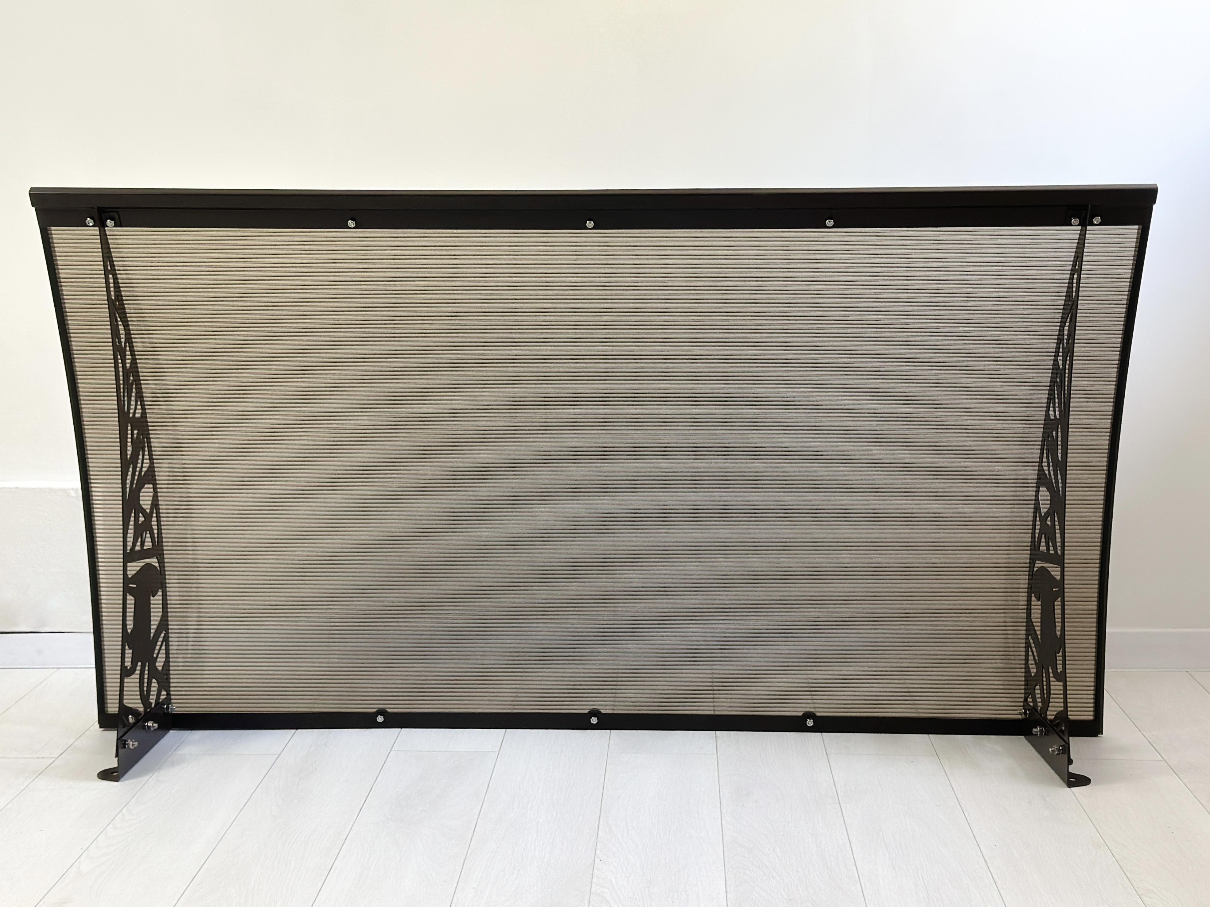 Навес-козырек Кот сотовый поликарбонат 6 мм 120х80 см Коричневый (17022572) - фото 6