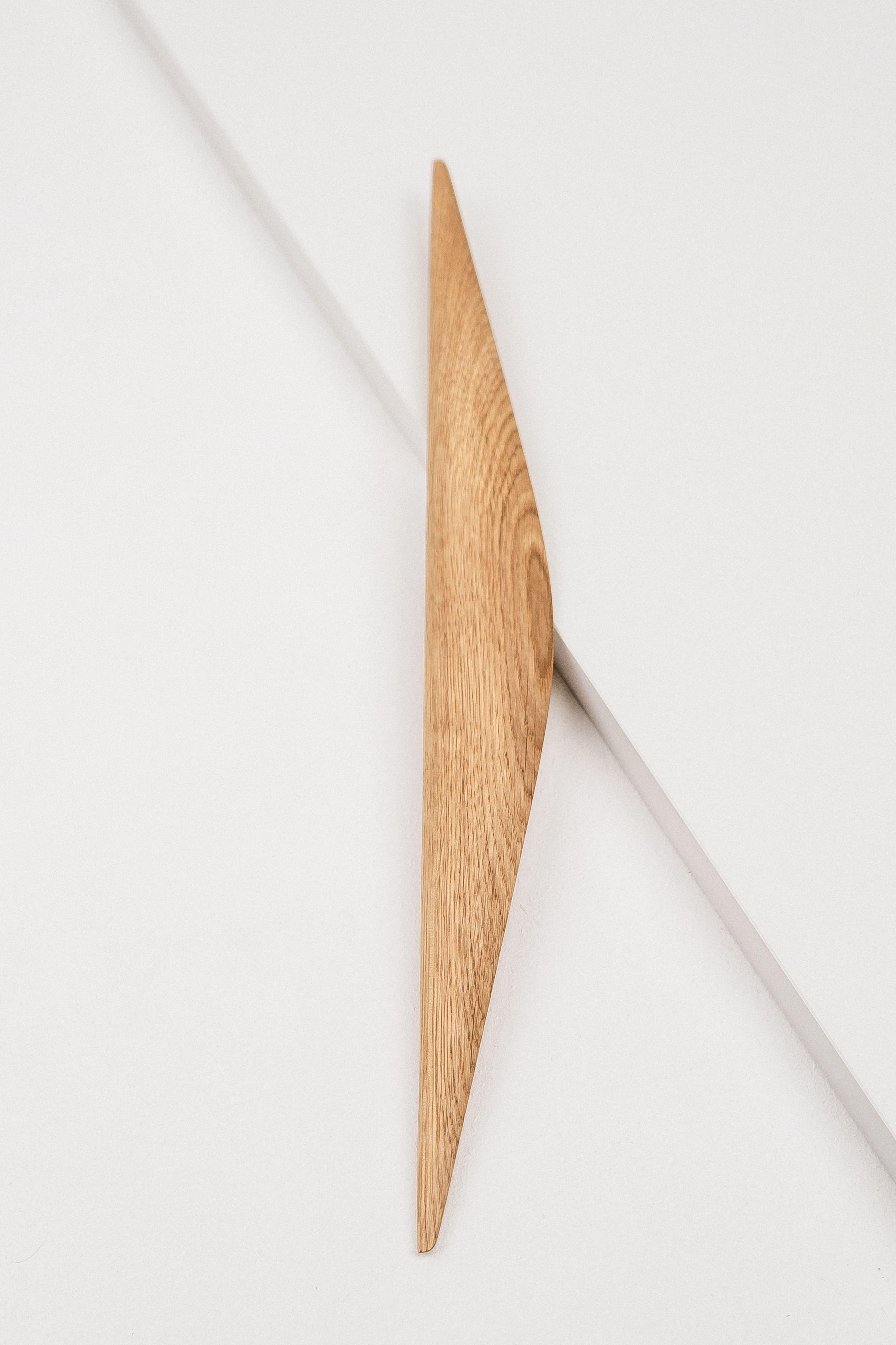 Мебельная ручка Shard из дуба 350 мм Дуб (SHARD-350-OAK)