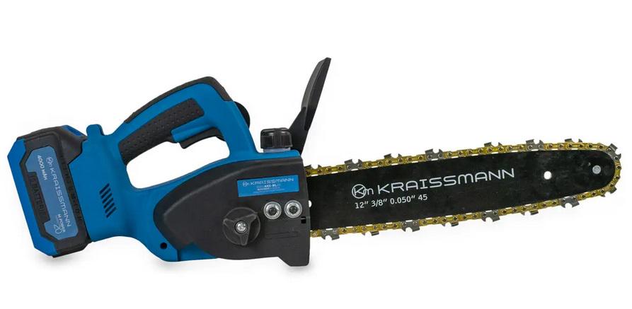 Цепная пила KRAISSMANN 3055 AKS-BL 20/2 аккумуляторная - фото 5 Цепная пила KRAISSMANN 3055 AKS-BL 20/2 аккумуляторная - фото 5