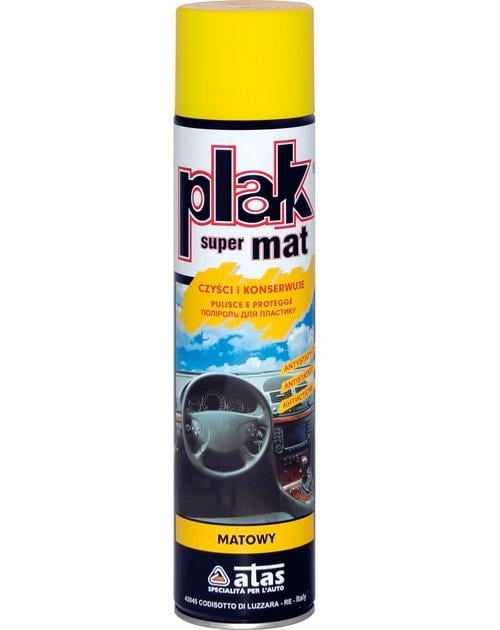 Полироль для торпеды Atas Plak SUPERMAT матовый лимон 200 мл (63593)