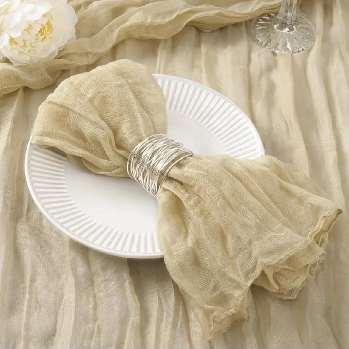 Салфетки сервировочные Leeseph 50x50 см 6 шт. Бежевый