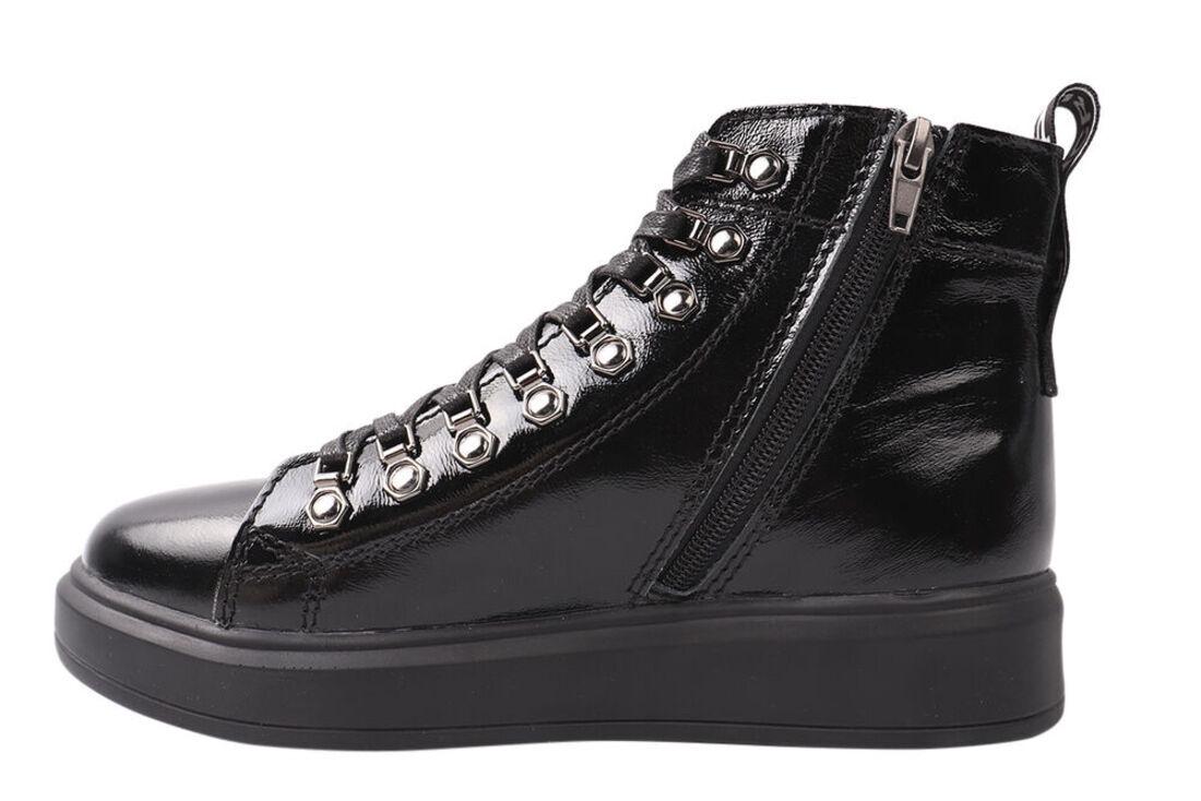 Черевики жіночі Carlo Pachini з лакової шкіри на низькому ходу на шнурівці р. 32 р. 36 Чорний (70-21DHC) - фото 2 Черевики жіночі Carlo Pachini з лакової шкіри на низькому ходу на шнурівці р. 32 р. 36 Чорний (70-21DHC) - фото 2