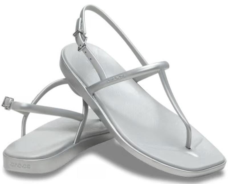 Сандалії жіночі Crocs Miami Metallic Thong Flip Silver р. 37-38 Сріблястий (26476) Сандалії жіночі Crocs Miami Metallic Thong Flip Silver р. 37-38 Сріблястий (26476)